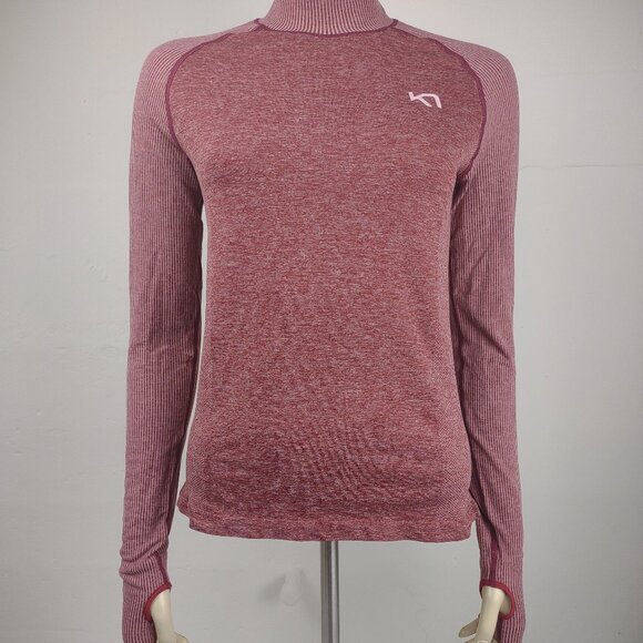 Kari Traa Tops - Kari Traa dark red burgundy lightweight long sleeve base layer top womens Medium